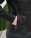 Шкіряна куртка "Rebel Chic" 52/3XL, фото 2
