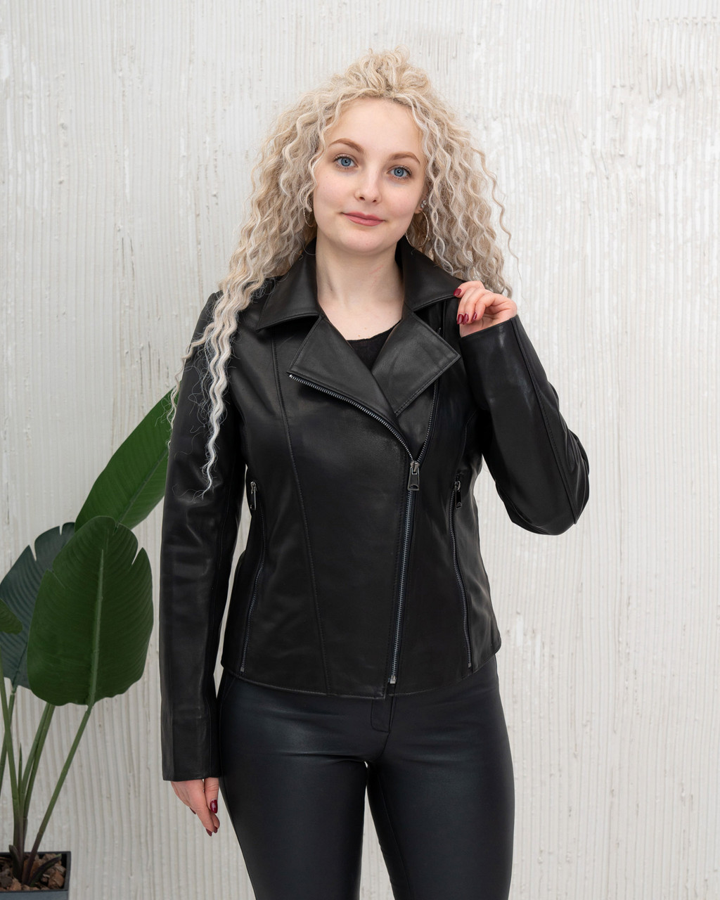 Шкіряна куртка "Rebel Chic" 52/3XL, фото 1