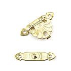 Замок Накладка Золото для скриньок 23*38мм MZK018, фото 2