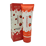 Інтимне зволожуюче мастило універсальне 100 мл Полуниця, Лубрикант на водній основі для секса, Інтимні іграшки, фото 2