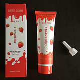 Інтимне зволожуюче мастило універсальне 100 мл Полуниця, Лубрикант на водній основі для секса, Інтимні іграшки, фото 7