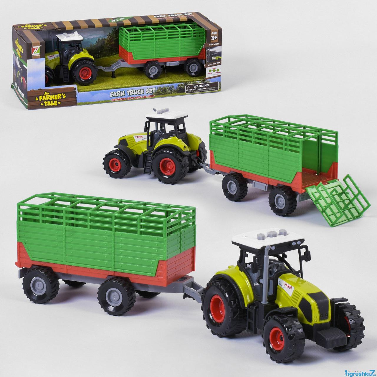 Трактор 550-8 E світло, звук, інерція, в коробці, фото 1