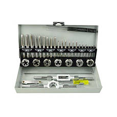 Набір мітчиків та плашок М3-М12 32 шт, G38301 GEKO