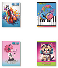 Щоденник для музичної школи, тв.пер. 40арк. Руслан 24В-002