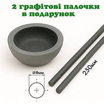 Тигель, чаша для плавлення металів SiC ⌀70×24 мм до 1800°C, фото 3