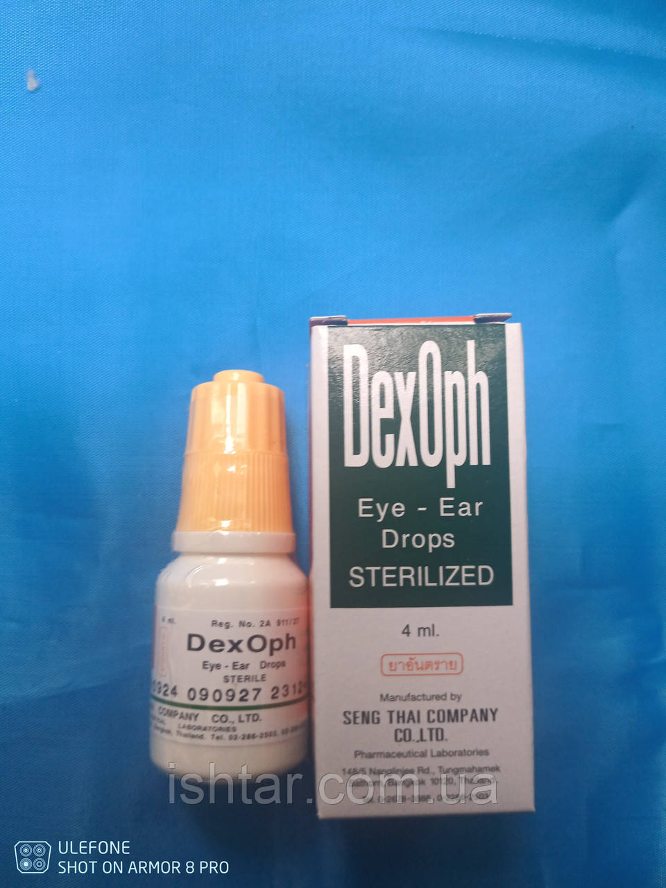 Краплі від захворювань очей і вух запального характеру DexOph 4 мл. Seng Thai
