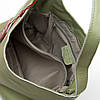 Сумка шопер жіноча шкіряна на одну ручку ALEX RAI 2046-9 olive, фото 6
