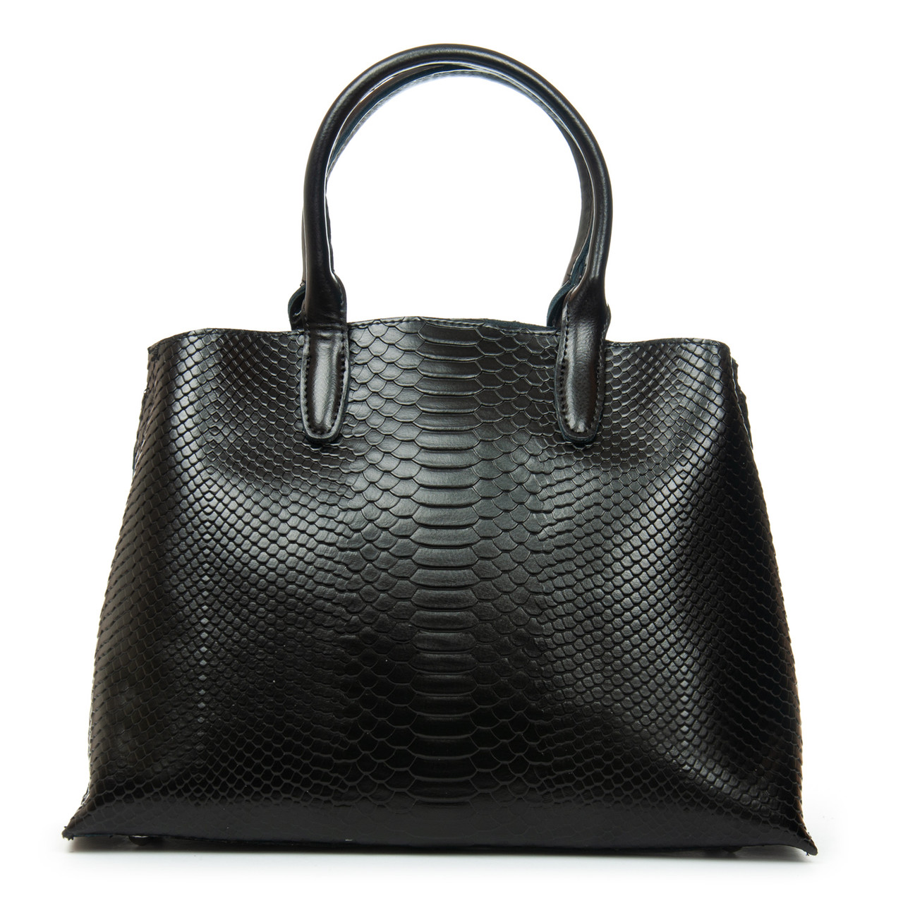 Сумка шопер жіноча шкіряна з двома короткими ручками ALEX RAI 9387 black, фото 1