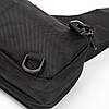 Сумка-слінг чоловіча на плече нейлонова Lanpad 0929 black, фото 4