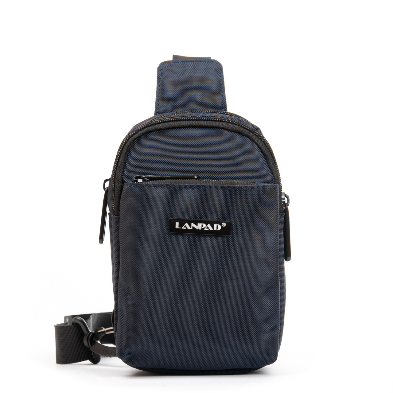 Сумка-слінг чоловіча на плече нейлонова Lanpad 0929 blue, фото 1