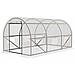 Садова теплиця Focus Garden 2.5x4x2 м міцний парник для дачі та городу Польща, білий, фото 2