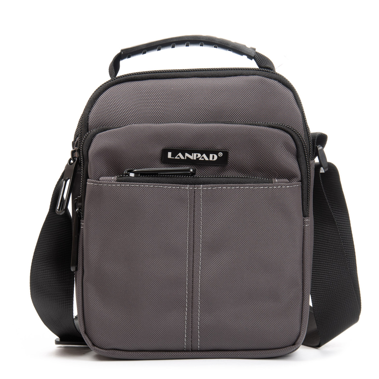 Сумка чоловіча планшет нейлонова Lanpad 4133 grey, фото 1