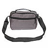 Сумка чоловіча планшет нейлонова Lanpad 4135 grey, фото 3