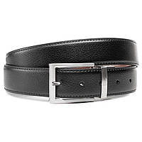 Ремінь чоловічий шкіряний Semi Line Black/Brown (P8231-0 XL)