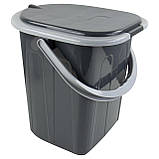 Біотуалет Bo-Camp Portable Toilet Square 20 Liters Grey (5502820), фото 4