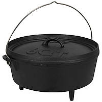 Казан з кришкою Bo-Camp Dutch Oven Cast Iron 31 cm / 5 L Black (2122410)