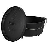 Казан з кришкою Bo-Camp Dutch Oven Cast Iron 31 cm / 7.1 L Black (2122415), фото 2