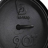 Казан з кришкою Bo-Camp Dutch Oven Cast Iron 31 cm / 7.1 L Black (2122415), фото 3