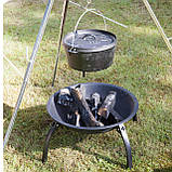 Казан з кришкою Bo-Camp Dutch Oven Cast Iron 31 cm / 7.1 L Black (2122415), фото 4