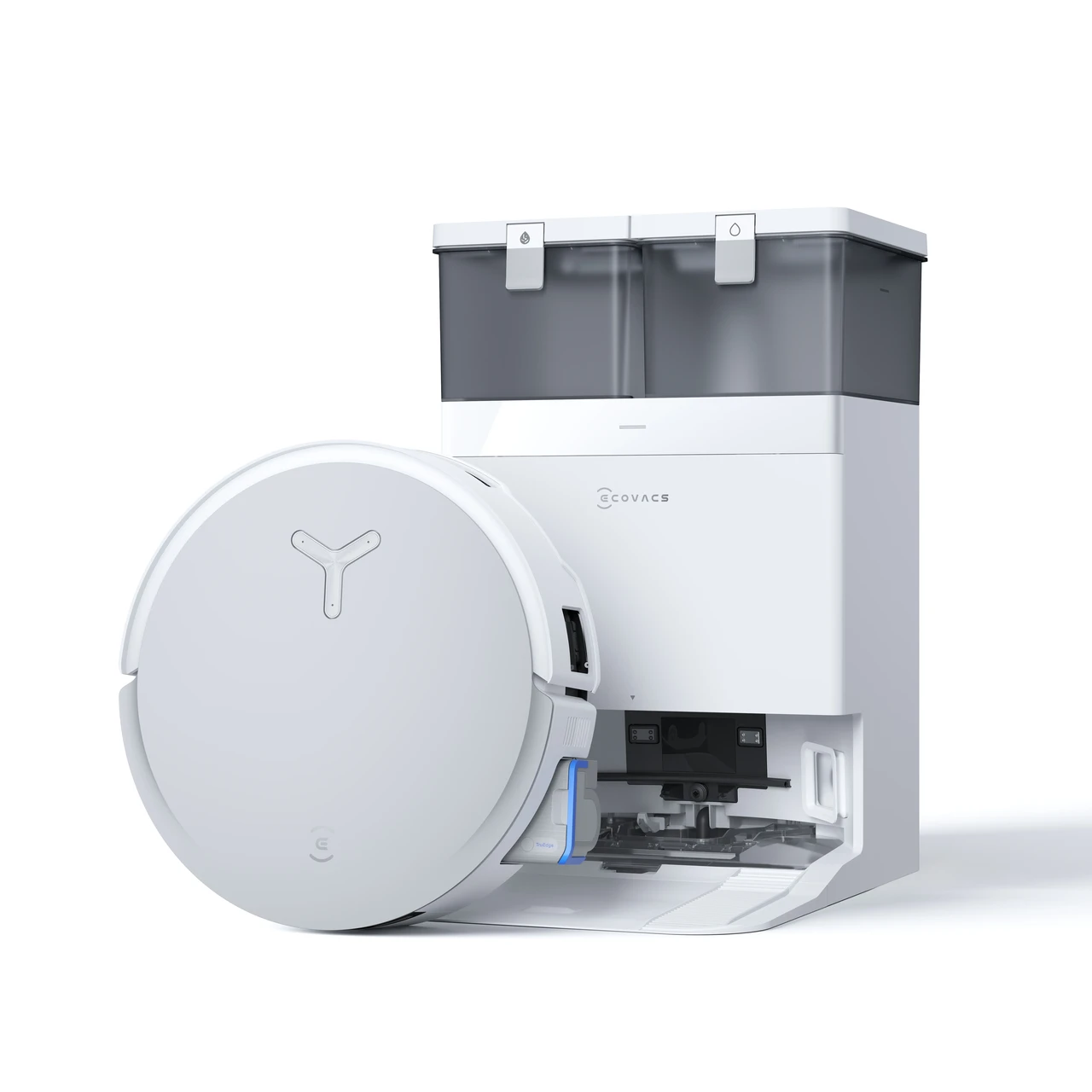 Робот-пилосос з вологим прибиранням ECOVACS Deebot X8 Omni White