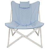 Крісло розкладне Bo-Camp Gordes L Pastel Blue (1200371), фото 5