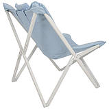 Крісло розкладне Bo-Camp Gordes L Pastel Blue (1200371), фото 10