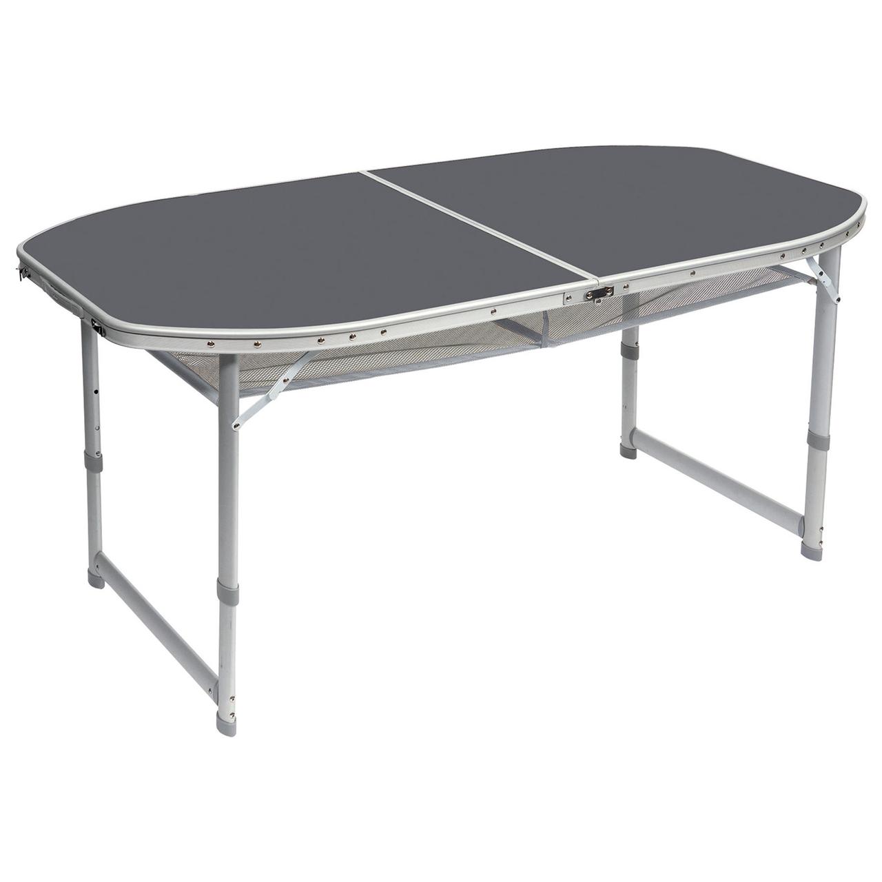 Стіл Bo-Camp Case Model Oval 150x80 cm Grey (1404399)