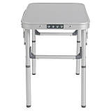 Стіл Bo-Camp Premium 56x34 cm Grey (1404419), фото 4