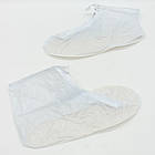 Бахили від дощу (розмір 43-44), Білий / Бахили на взуття / Водонепроникні чохли для взуття, фото 10