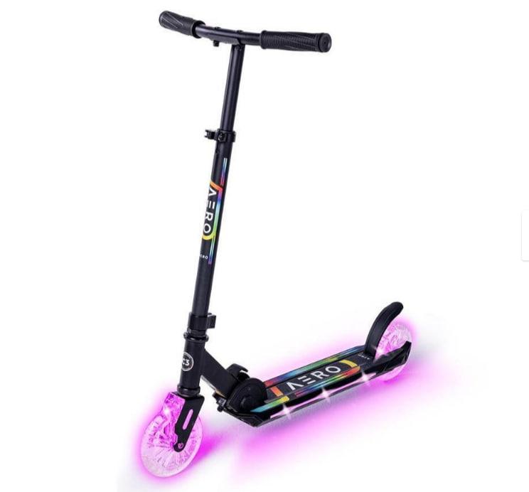 Самокат 2E AERO-125 RGB чорний  (SHiz16848), фото 1