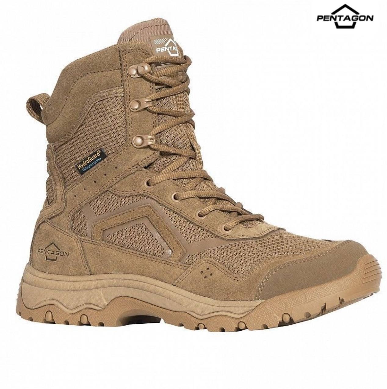 Берці тактичні Pentagon Scorpion V2 Suede 8" Coyote