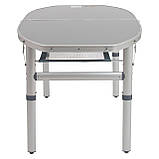 Стіл Bo-Camp Premium Oval 100x70 cm Grey (1404424), фото 3