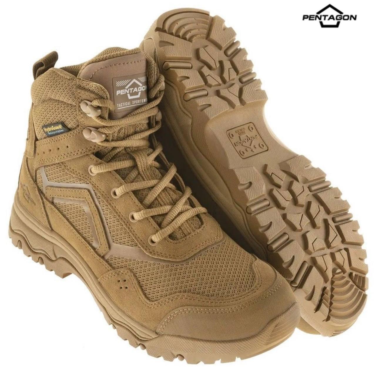 Черевики тактичні Pentagon Scorpion V2 Suede 6" Coyote