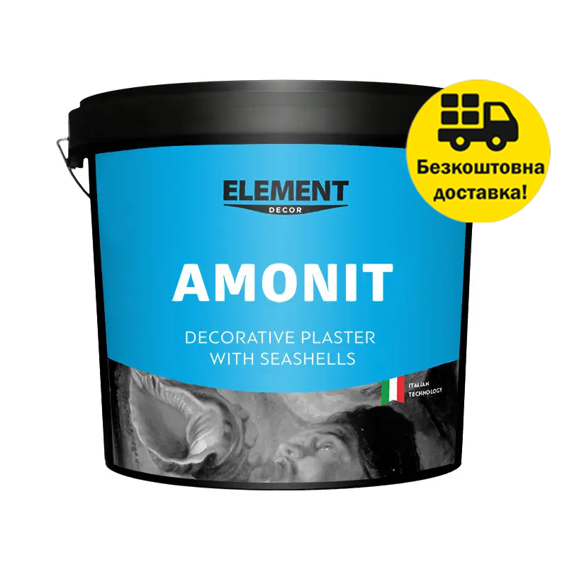 Штукатурка декоративна інтер'єрна для стін ELEMENT Decor Amonit 15кг