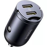 Автомобільний зарядний пристрій Baseus Tiny Star Mini Car Charger 2xType-C 30W, фото 6
