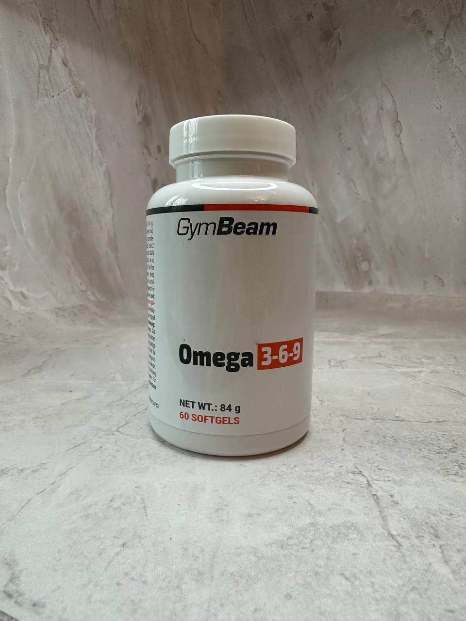Жирні кислоти Омега 3-6-9 GymBeam, 60 капсул