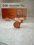 Голки BD Micro-Fine Plus ( БіДі Мікро-файн) 31G/6 мм, ПОШТУЧНО, фото 4