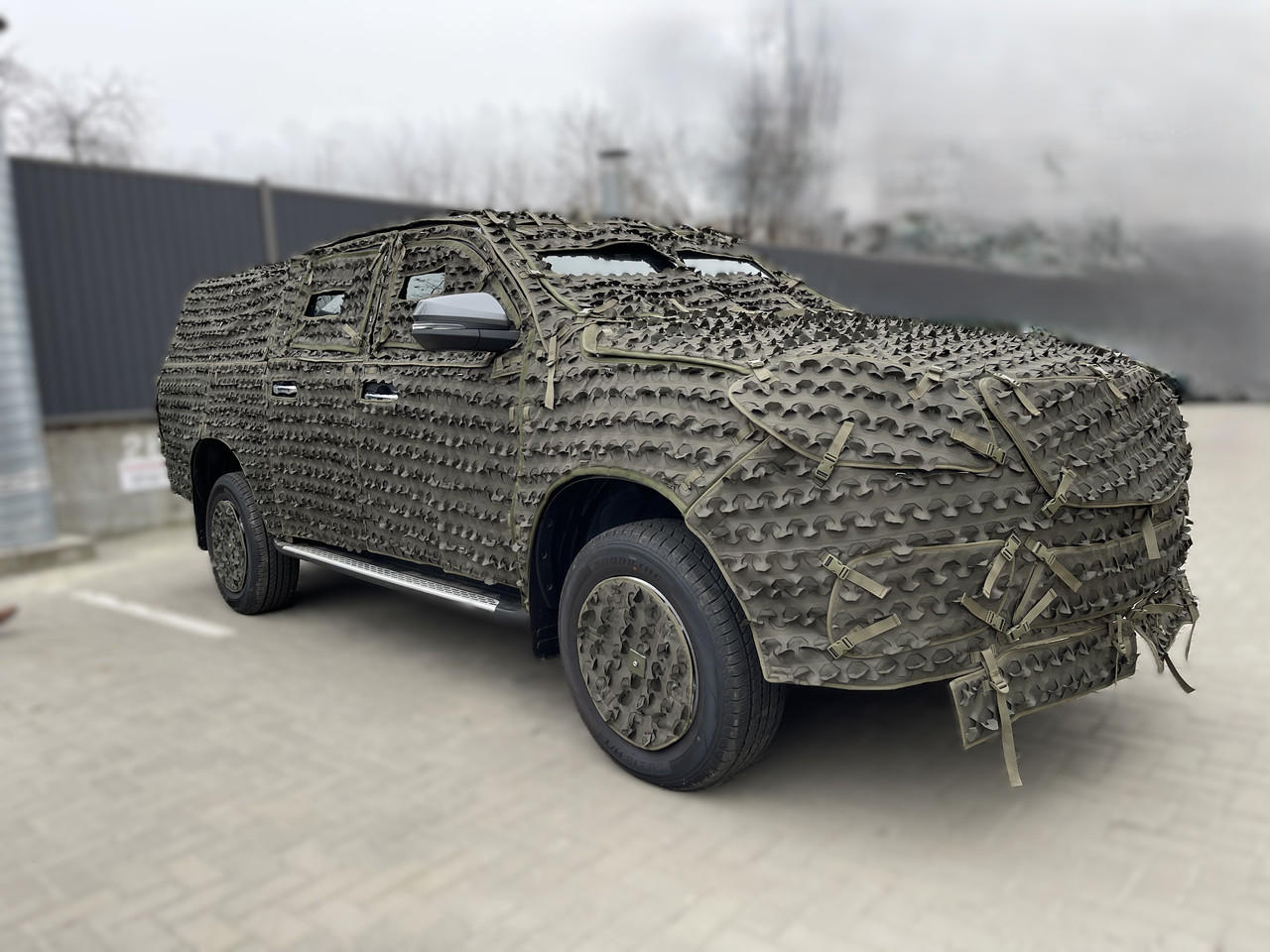 Мобільна камуфляжна система "Луска" (МКС) на JAC Т6, фото 1