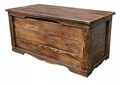 Велика дерев'яна скриня коричнева 100 x 48 x 48см    150л