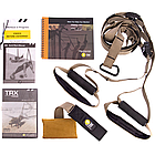 Підвісні спортивні петлі TRX FI-3722-01 Force Training Kit для роботи з власною вагою 1,5м. Хакі, фото 2