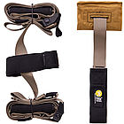 Підвісні спортивні петлі TRX FI-3722-01 Force Training Kit для роботи з власною вагою 1,5м. Хакі, фото 6