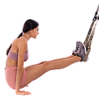 Підвісні спортивні петлі TRX FI-3722-01 Force Training Kit для роботи з власною вагою 1,5м. Хакі, фото 9