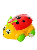 Заводна Божа корівка їздить рухає крилами очима (7815)