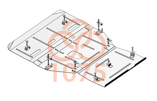 Захист двигуна Hyundai Tucson (NX4) (2021--) Кольчуга