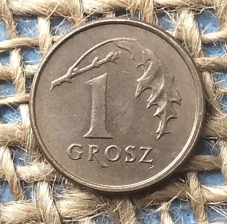 1 грош 1991 року. Польща, фото 1