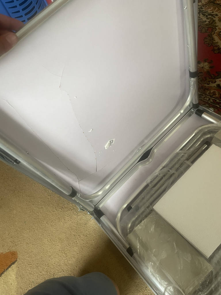 Розкладний стіл-валіза з 4 стільцями (120x70x60см) / Стіл туристичний / Портативний столик для пікніку - фото покупців 2