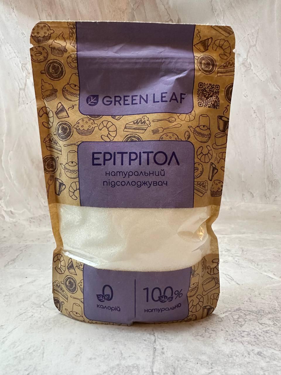 Цукрозамінник Еритрітол Green Leaf (Грін Ліф) 300 г