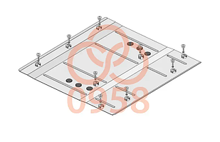 Захист двигуна Jaguar I-Pace EV 400(2018--) Кольчуга