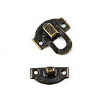 Замок Накладка Бронза для скриньок 20*20мм MZK020, фото 3