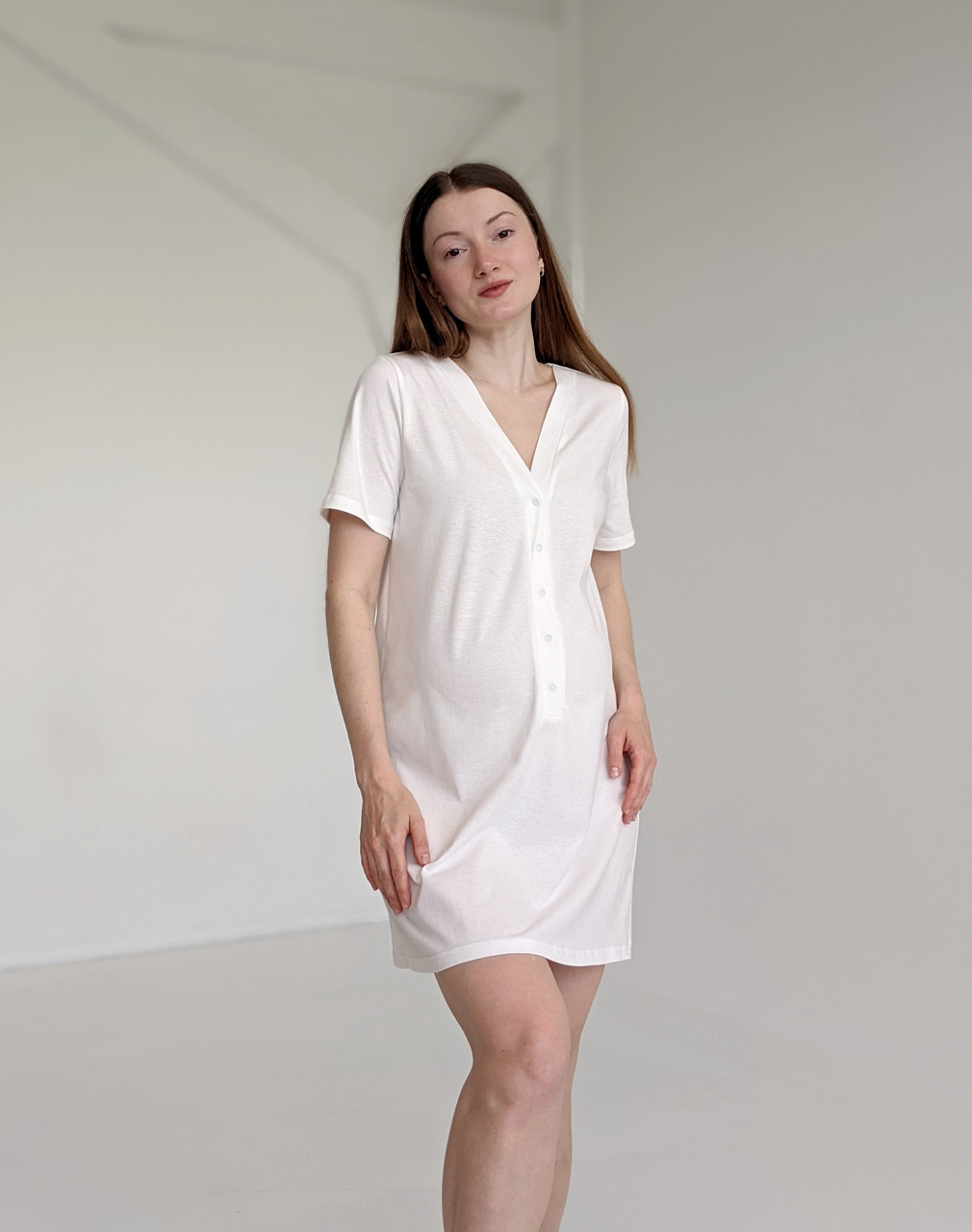 Сорочка для пологів у родзал (молочний), фото 1